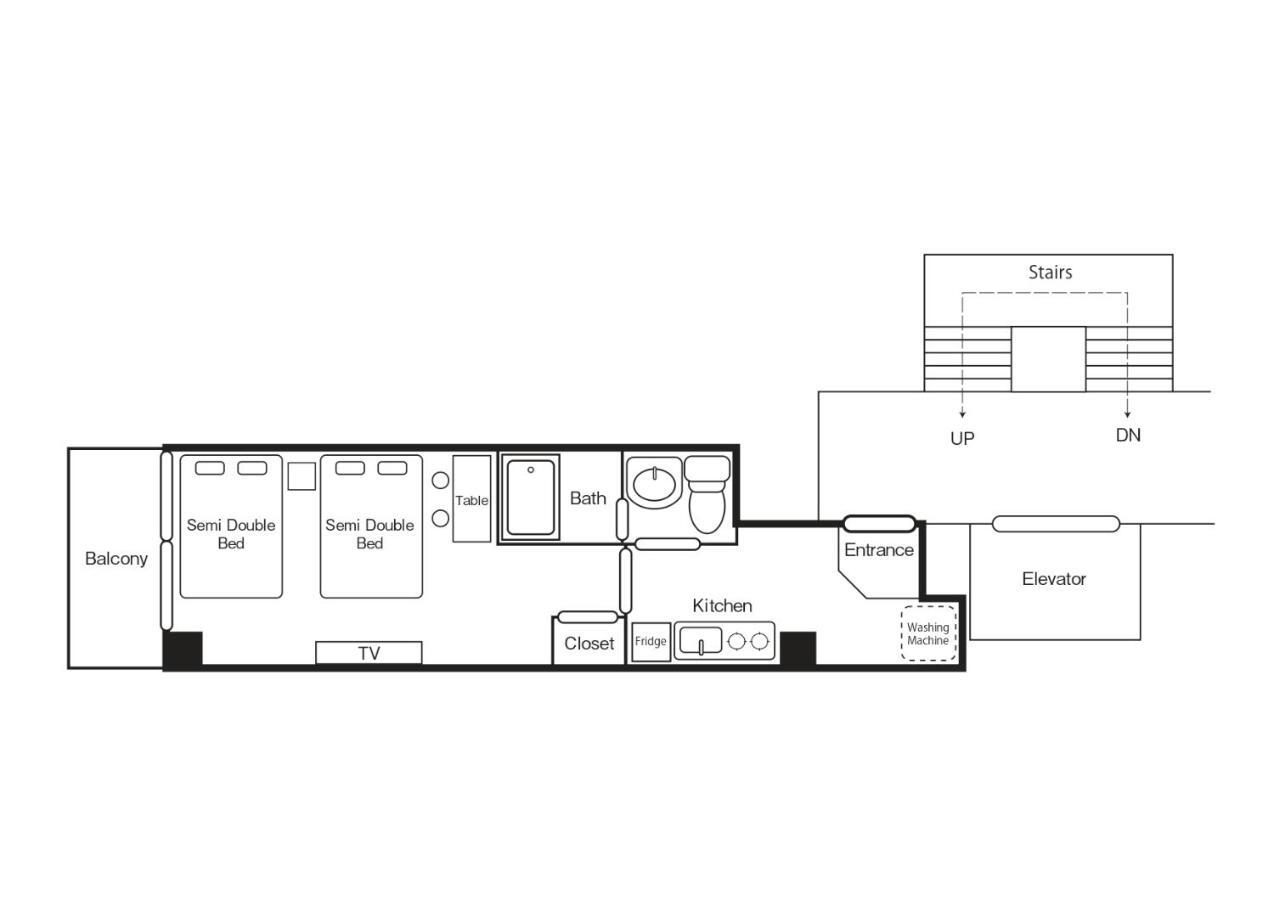 Elizabeth Garden Shinsaibashi Apartemen *